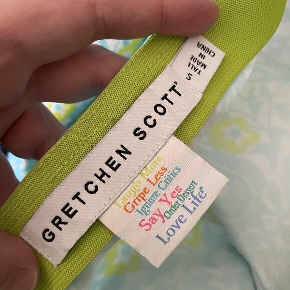 Gretchen Scott Women S TALL Preppy Gripeless East India Pull On Ankle Pant - Picture 12 of 13